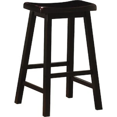 29" Wooden Bar Stool